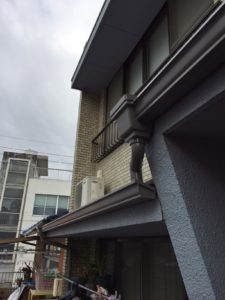 愛知県名古屋市北区　雨樋塗装